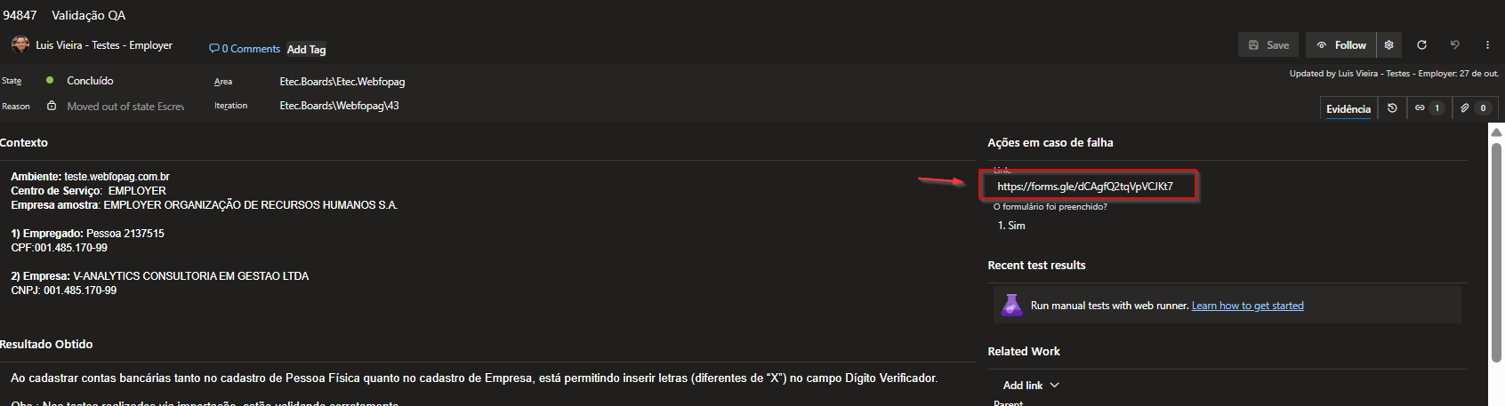 Formulário