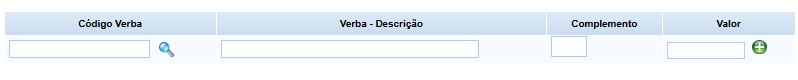 Tabela de Lançamento de Verbas